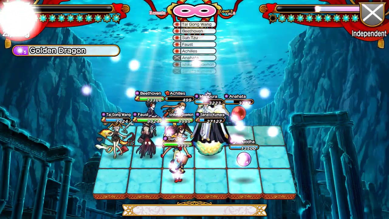 eiyuu*senki  New Update  [Eiyuu Senki GOLD] Kumari Kandam Decisive Battle (Long play) [Nightmare Mode]