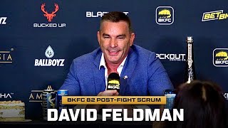 DAVE FELDMAN Talks "Big Boss" Conor McGregor & Teases BKFC 2026 Plans | BKFC 82 Post-Fight Presser