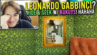 "LEONARDO GABBINCI MODE?!"🤣 - HIDE & SEEK with KUKUYS! LAPTRIP!🤣