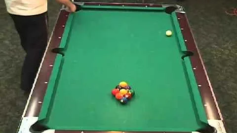 Chuck Raulston in a billiard match from the Great ...