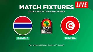 GAMBIA VS TUNISIA | AFRICA CUP OF NATIONS QUALIFICATIONS MATCH PREDICTION