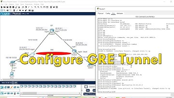 How to Configure GRE Tunnel on CISCO Router Packet Tracer