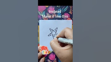 Cute Star drawing with this easy drawing tutorial! ⭐✨ #stars #drawing #art #shorts #easydrawing