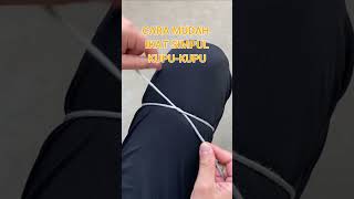 Patokannya 1, Ini Cara Mudah Ikat Simpul Kupu-Kupu Pita Atau Tali Sepatu