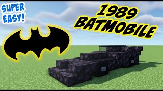 🦇🚗 "Batmobile Build 🚗✨ | Minecraft Tutorial | Easy Build