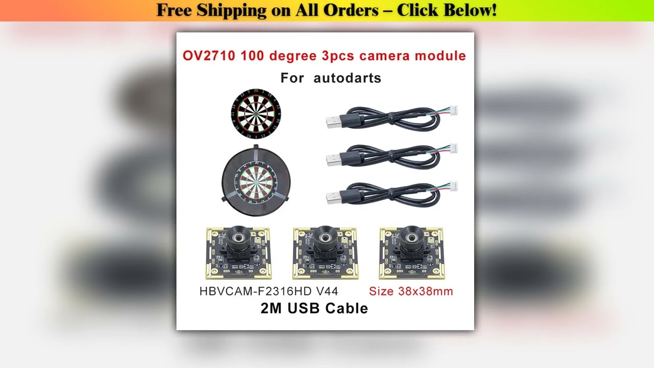HBVCAM ov2710 100 degree 2mp usb camera module for autodarts io scoring system Wholesale Best