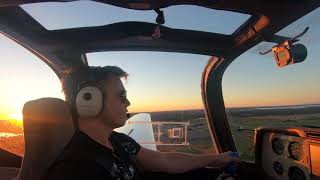 First solo flight - Grob 109B