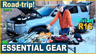 Rivian R1S Road Trip! (part 1) - My ESSENTIAL GEAR