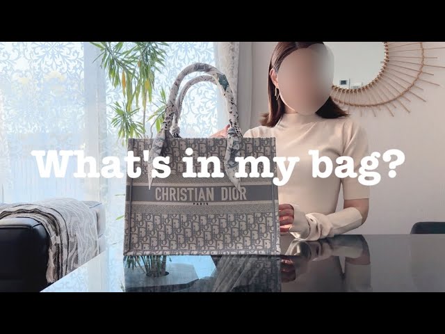 バッグの中身】DIORブックトート/アラフォー主婦／荷物多めの日