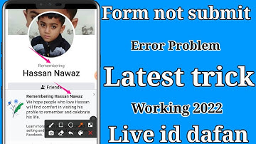 Remembering Report new trick 2022 | facebook death report new trick 2022 | fb memorialized report