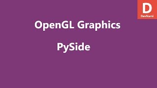 PySide OpenGL Graphics using QtOpenGL