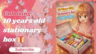 What’s Inside My 10-Year-Old Stationery Box? 😱 | Surprise Unboxing