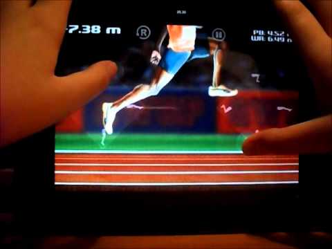 QWOP for iOS long jump