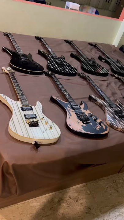 My Synyster Gates Collection !! #avengedsevenfold  #synystergates  #schecterguitars #metal  #guitar