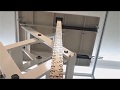 Tsubaki raising lift table using zip chain lifter