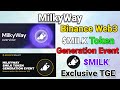Milkyway milk token generation event Binance wallet airdrop 13th exclusive tge eligible kibabe hobo?