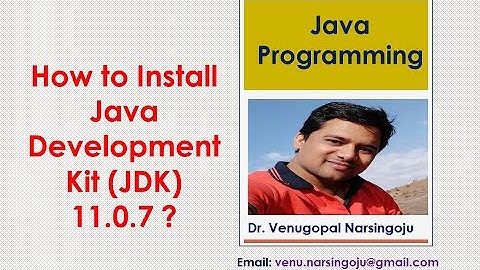 How to Install Java Development Kit 11.0.7 on Windows? | JDK | Venugopal Narsingoju