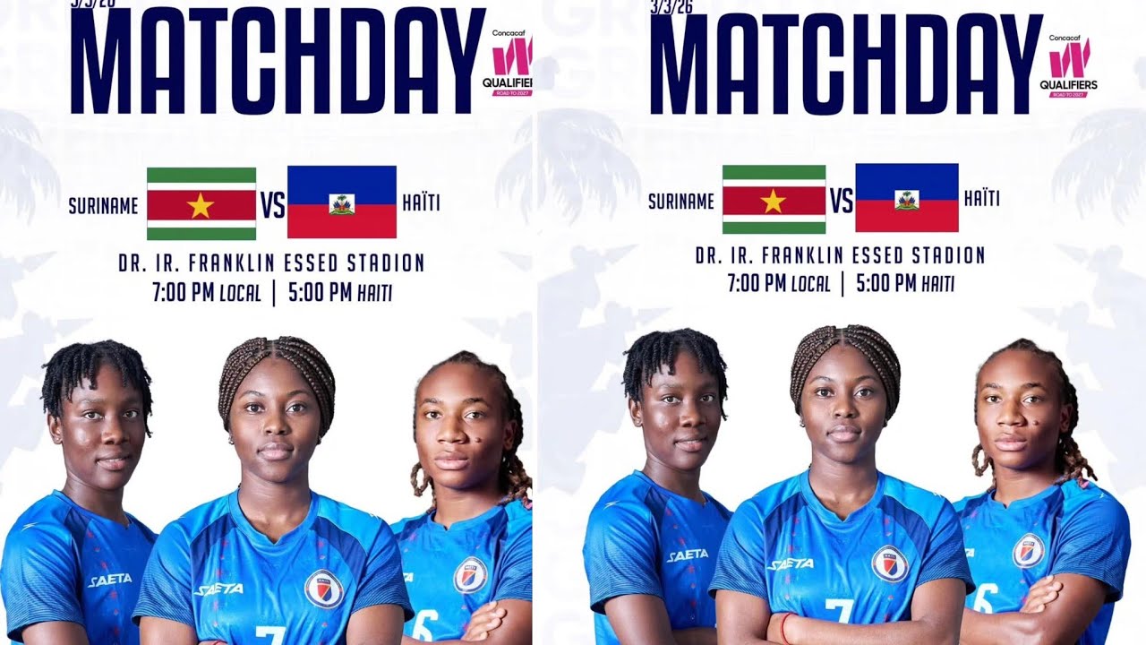Haïti vs Suriname..Premye Pia Sundhage..tout preparasyon gentan fèt ...