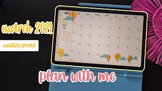 March 2021 Plan With Me 🌻 Digital Planning with Xodo 🌻 Samsung Galaxy Tab S6 Lite 🌟 screenshot 5