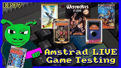 Amstrad Game Testing LIVE Ep 37 PART 1 Feat Alien 8 & Werewolves of London