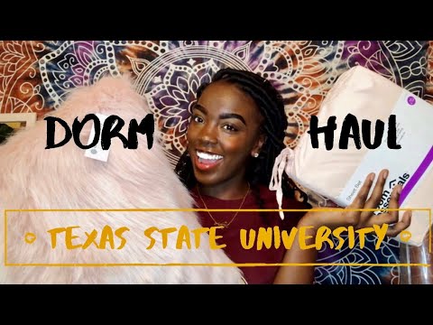 basic-girl-dorm-haul-2019-||-texas-state-university