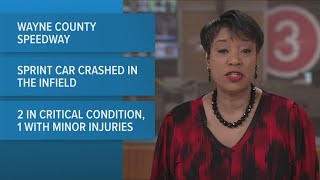 Sprint car crash at Wayne County Speedway leaves 3 hurt