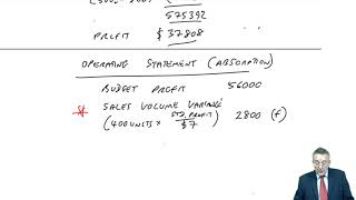 Variance analysis part 5  Absorption costing - CIMA P1