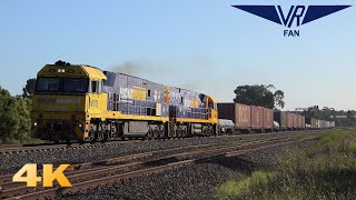 Freight and Passenger at McIntyre Loop: Australian Trains in 4K