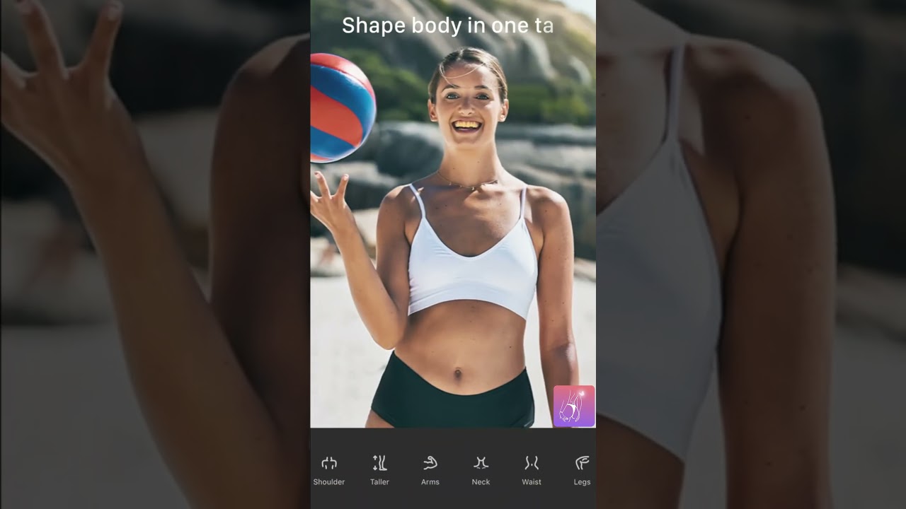 Edit Body Shape, Face & Skin Smoothly with Body Editor App Ver