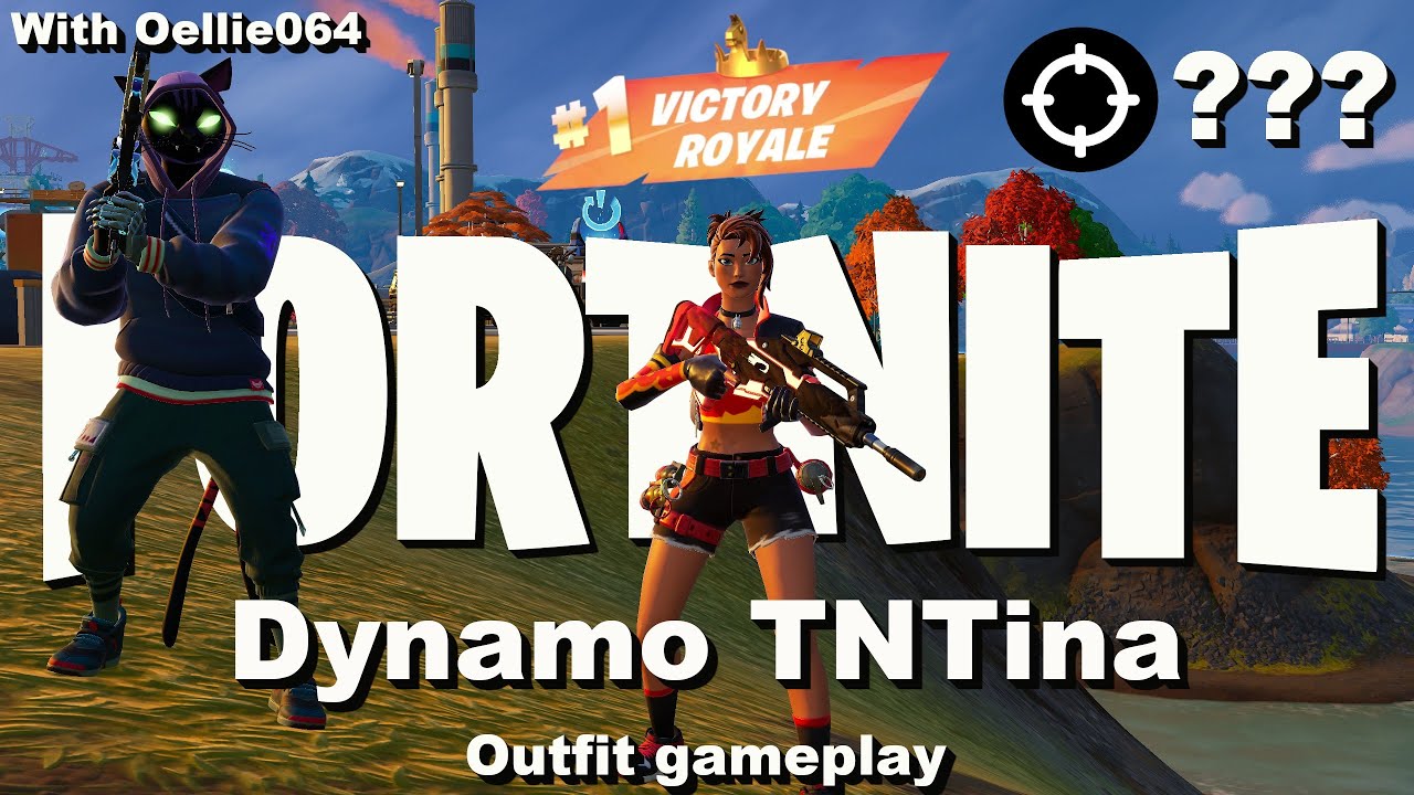 Fortnite - Dynamo TNTina outfit - Chapter 6 Season 2: Lawless - Victory Royale Duo - with Oellie064