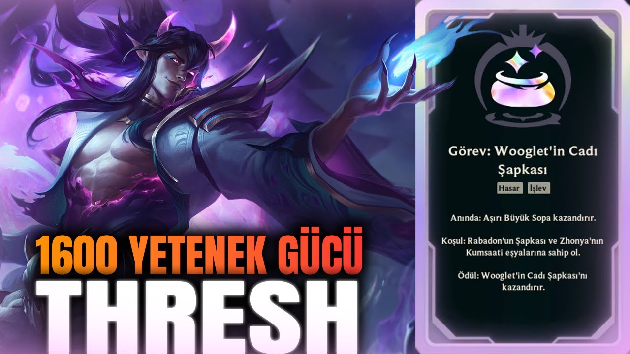 Full Yetenek Gücü Thresh Q Yiyen Bayılıyor ┃LOL ARENA MODU