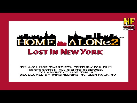 Home Alone 2: Lost in New York. NES [No Damage Walkthrough / Прохождение без урона] - Денди | Dendy