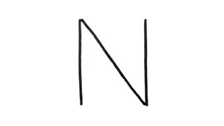 How To Draw A Narwhal After Writing Letter N - Lettertoons