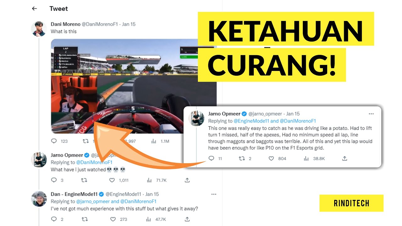 Pemain Ini Ketahuan Curang dan Langsung Didiskualifikasi dari Kompetisi Game F1