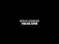Natalia Lafourcade - Para Que Sufrir (Teaser)