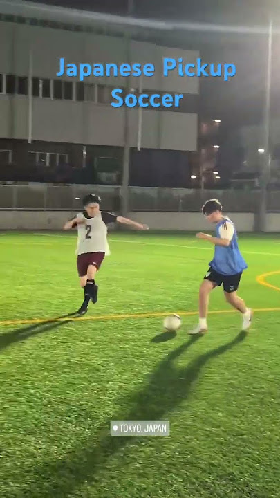Semi Pros playing Japanese pickup soccer!! #football #japan #tokyo #proffesional #ronaldo #messi