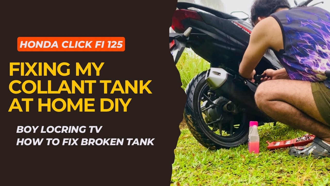 Nasira ang Lalagyan ng Coolant ng Honda Click Ko #viral  #viralvideo  #fyp #hondaclick125 