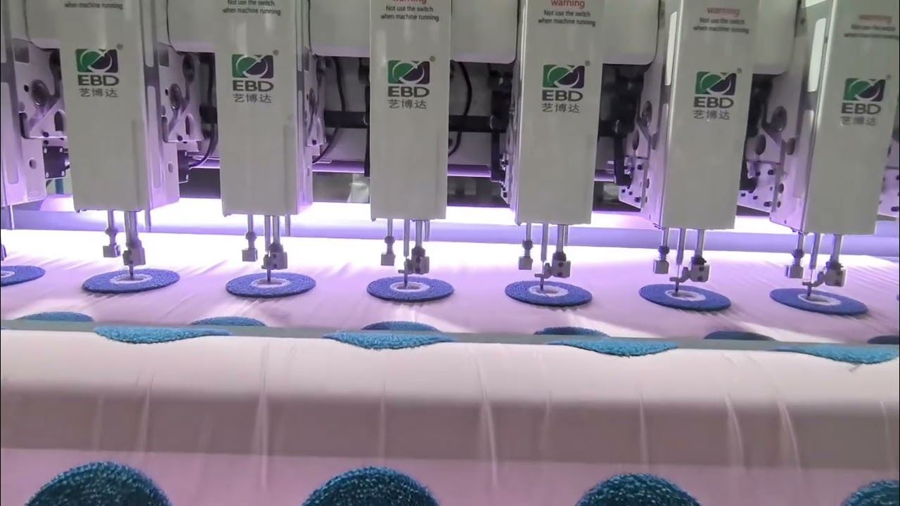 EBD UL TRA high speed chenille quilting embroidery machine