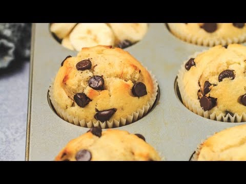 Chocolate Chip Banana Muffins