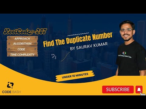 LeetCode 287 Find the Duplicate in an Array | C++ | Brute - Optimal | Solution Explained | Interview