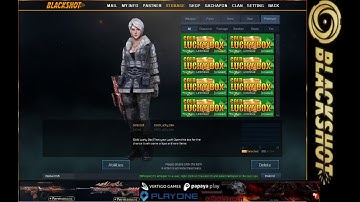 Gold Lucky Boxes - Open some Early - SMDA Live Stream - Papayaplay Blackshot SEA