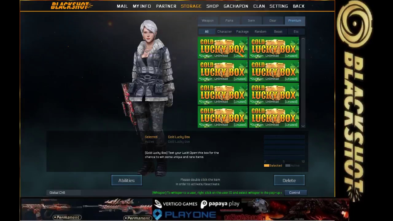 Gold Lucky Boxes - Open some Early - SMDA Live Stream - Papayaplay Blackshot SEA