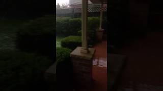 It's raining ice cubes in Kellyville, Sydney 18Feb2017