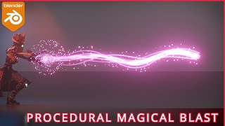 Making a Procedural Magical Blast | Blender Geometry Nodes | Part 1