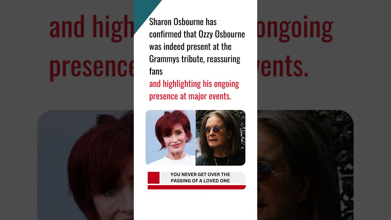 Sharon Osbourne Confirms Ozzy Was at the GRAMMYs Tribute