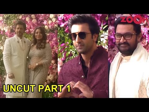 Akash Ambani & Shloka Mehta Grand Wedding | Part 1 | Shah Rukh Khan, Priyanka, Ranbir, Aamir & more