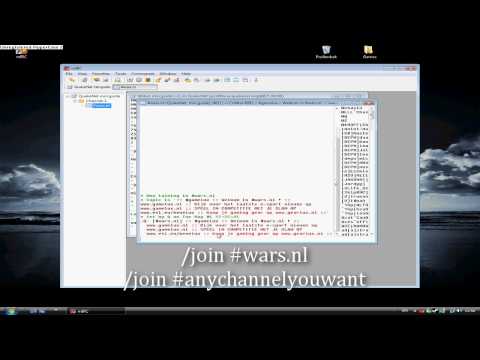 mIRC Tutorial: How to configure and AUTH yourself