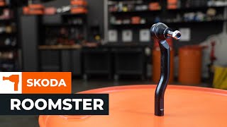 Como mudar rótula da barra de direção SKODA ROOMSTER 1 Tutorial | Autodoc