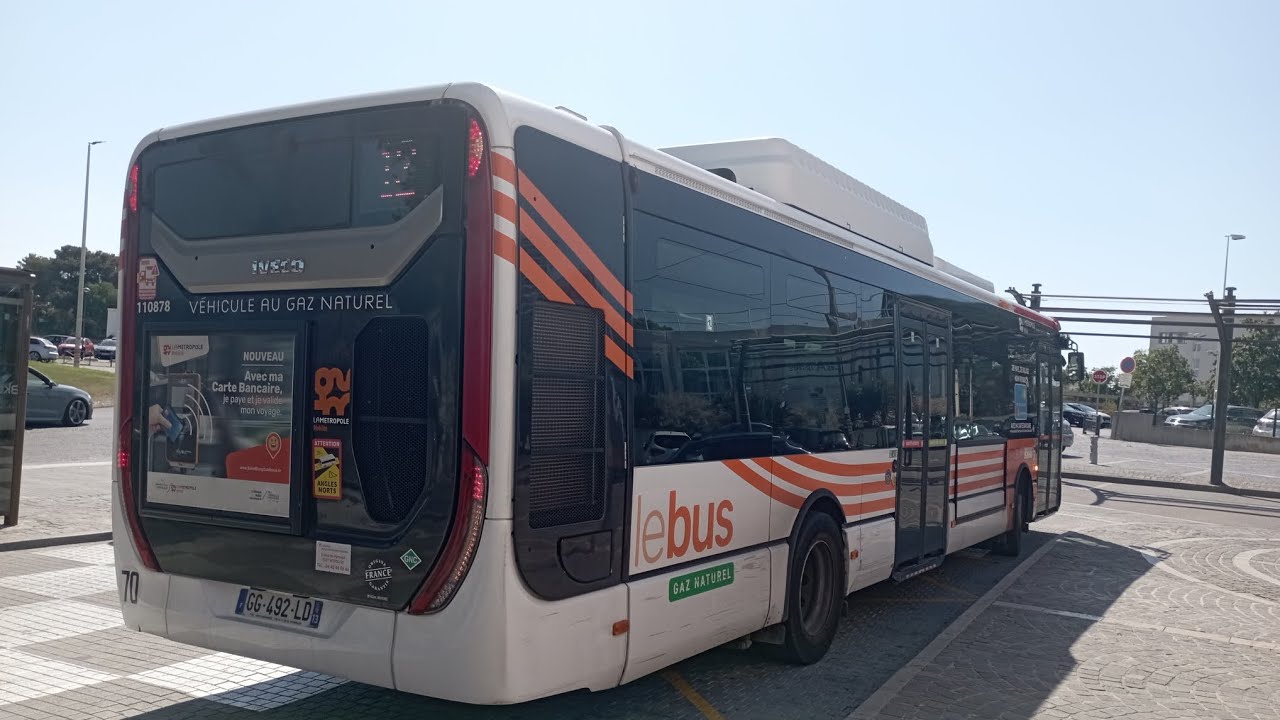 [Salon Etang Cote Bleue] Iveco Urbanway 12 NP Step E €6 - Ligne 12 destination Pierre Plantée