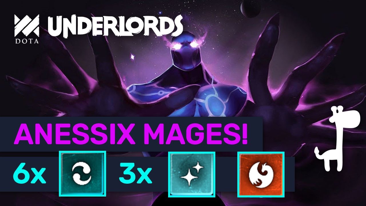 6 PRIMORDIAL ANESSIX! New Meta Mage Summoners! | Dota Underlords